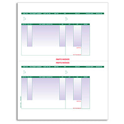 Laser Part Invoice - LZR-PT-INV-2 - Perfed at 5 1/2" 250 / PK