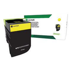 80C0XYG Return Program Extra High-Yield Toner, 4,000 Page-Yield, Yellow, TAA Compliant