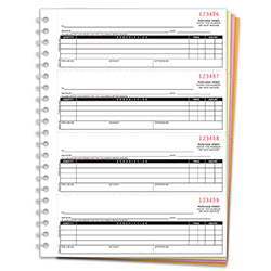 Purchase Order Book - NC-124-4 - 4 Part 200 per Book - Qty. 1 1 / BK