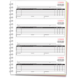 Purchase Order Books - NC-124-2 -  2 Part 1 / BK