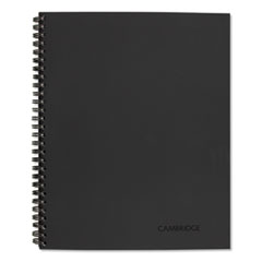 Wirebound Guided QuickNotes Notebook, 1-Subject, List-Management Format, Dark Gray Cover, (80) 11 x 8.5 Sheets