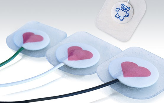 Pediatric ECG Electrode Neotrode® Wire Attached - 3/pouch