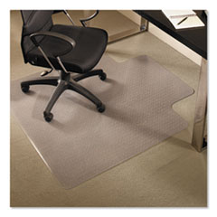 EverLife Chair Mats for Medium Pile Carpet with Lip, 45 x 53, Clear