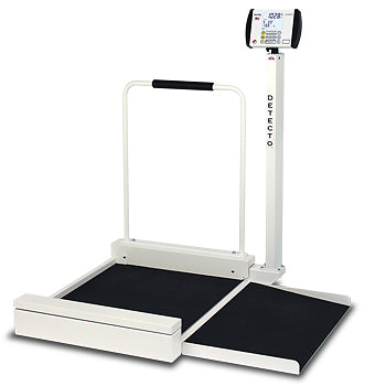 Wheelchair Scale, Stationary, Digital, 800 lb X .2 lb / 360 kg X .1 kg