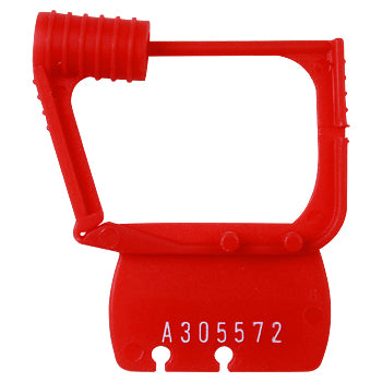 Plastic Seals (Red), qty 50