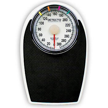 Bathroom Scale, 300 lb X 1 lb