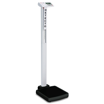 Solo Digital Clinical Scale, Mechanical Height Rod, 550 lb X 0.2 lb / 250 kg X 0.1 kg