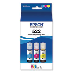 T522520-S (T522) Ultra High-Capacity Ink, Cyan/Magenta/Yellow, 3/Pack