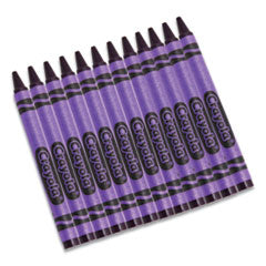 Bulk Crayons, Violet, 12/Box