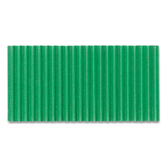 Corobuff Corrugated Paper Roll, 48" x 25 ft, Emerald Green