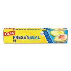 Press'n Seal Food Plastic Wrap, 70 Square Foot Roll, 12 Rolls/Carton