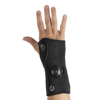 WRIST BRACE W/BOA, BLK, RT, XS