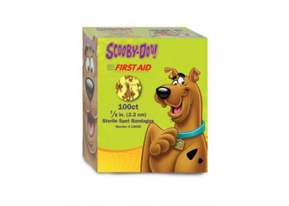 Scooby Doo™ Adhesive Bandages - Scooby Doo Bandage 3/4" x 3" - Stat-Strip