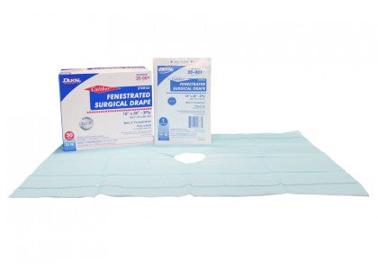 Caliber™ Surgical Drapes - Fenistrated - 18" x 26 - Sterile