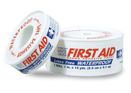 American® White Cross Waterproof Tape - 2" x 5y