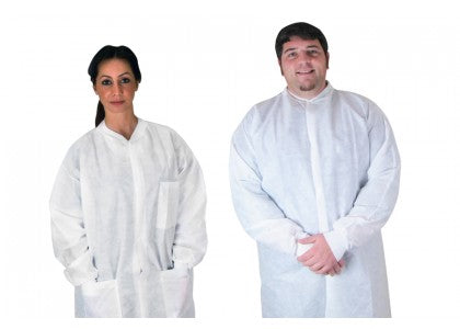 Lab Coats - AntiStatic - X-Large - White - Non-Sterile