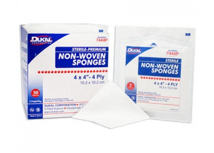 Clinisorb Non-Woven Sponges - 4" x 4 4-Ply - Sterile