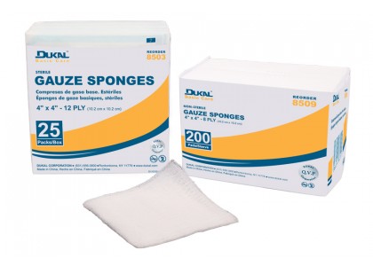 Basic Care Gauze Sponges - 2" x 2 8-Ply - Sterile