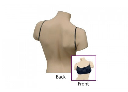 DUKAL Reflections™ Spa Undergarments - Backless Bra - Black - Large / X-Large