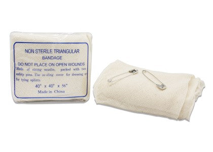 Triangular Bandages - 40" x 40" x 56" - Non-Sterile