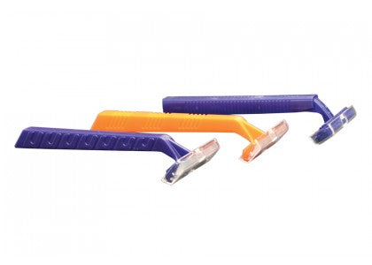 DawnMist® Standard Disposable Razors: - Razor SingleEdgeClrGuard Orang