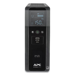 BR1500MS Back-UPS PRO BR Series SineWave Battery Backup System, 10 Outlets, 1,500 VA, 1,080 J