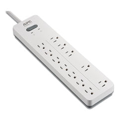 Home Office SurgeArrest Power Surge Protector, 12 AC Outlets, 6 ft Cord, 2,160 J, White