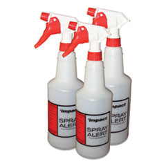 Spray Alert System, 32 oz, Natural with White/White Sprayer, 24/Carton