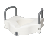 Raised Toilet Seat with Arms - White - 1pcs/box