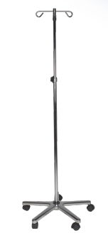 IV Pole - Aluminum Base - Aluminum - 1pc/box,2box/cs