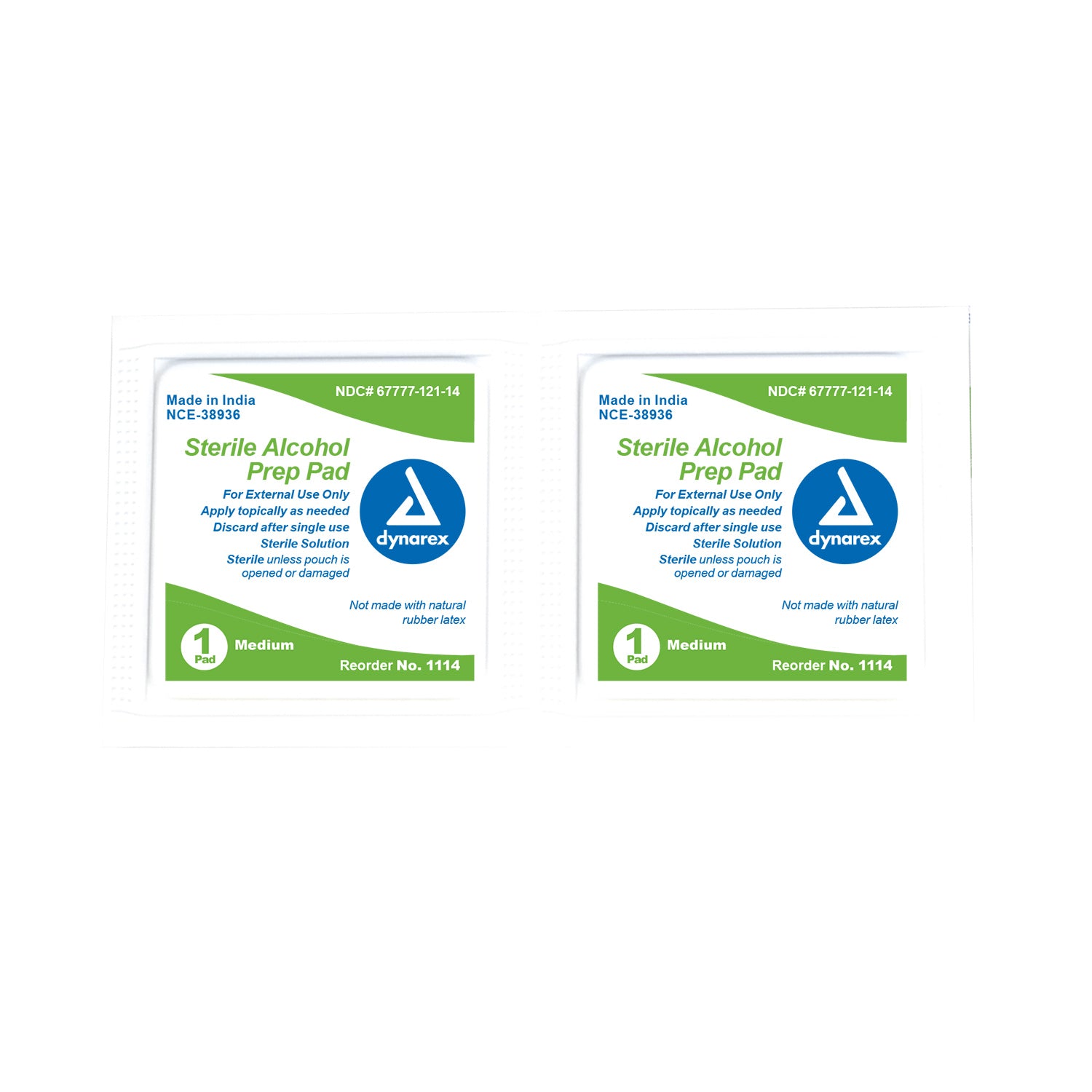 Alcohol Prep Pad Sterile - Medium - 20/100/cs