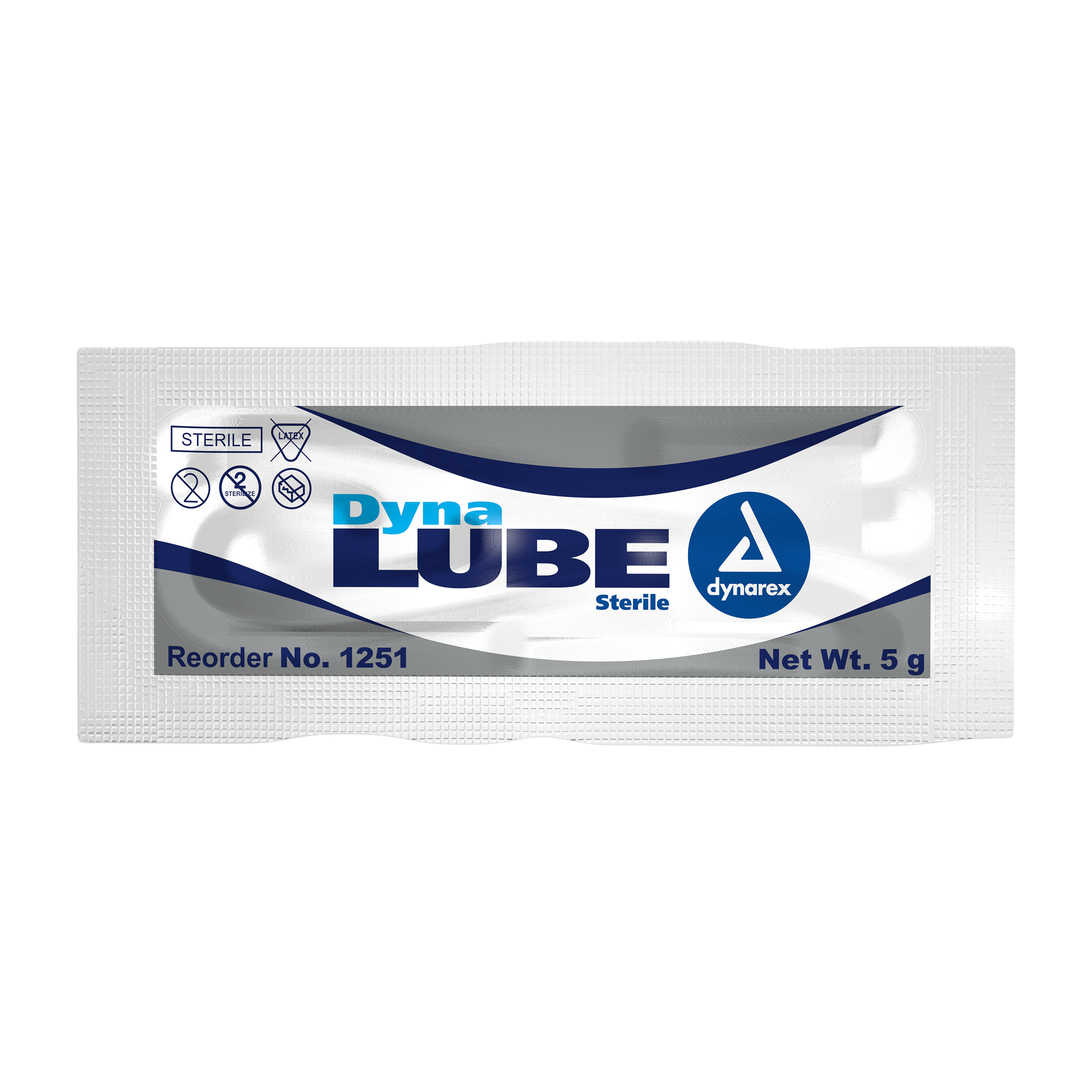 DynaLube Lubricating Jelly Sterile - 5 g packet - 12/72/cs