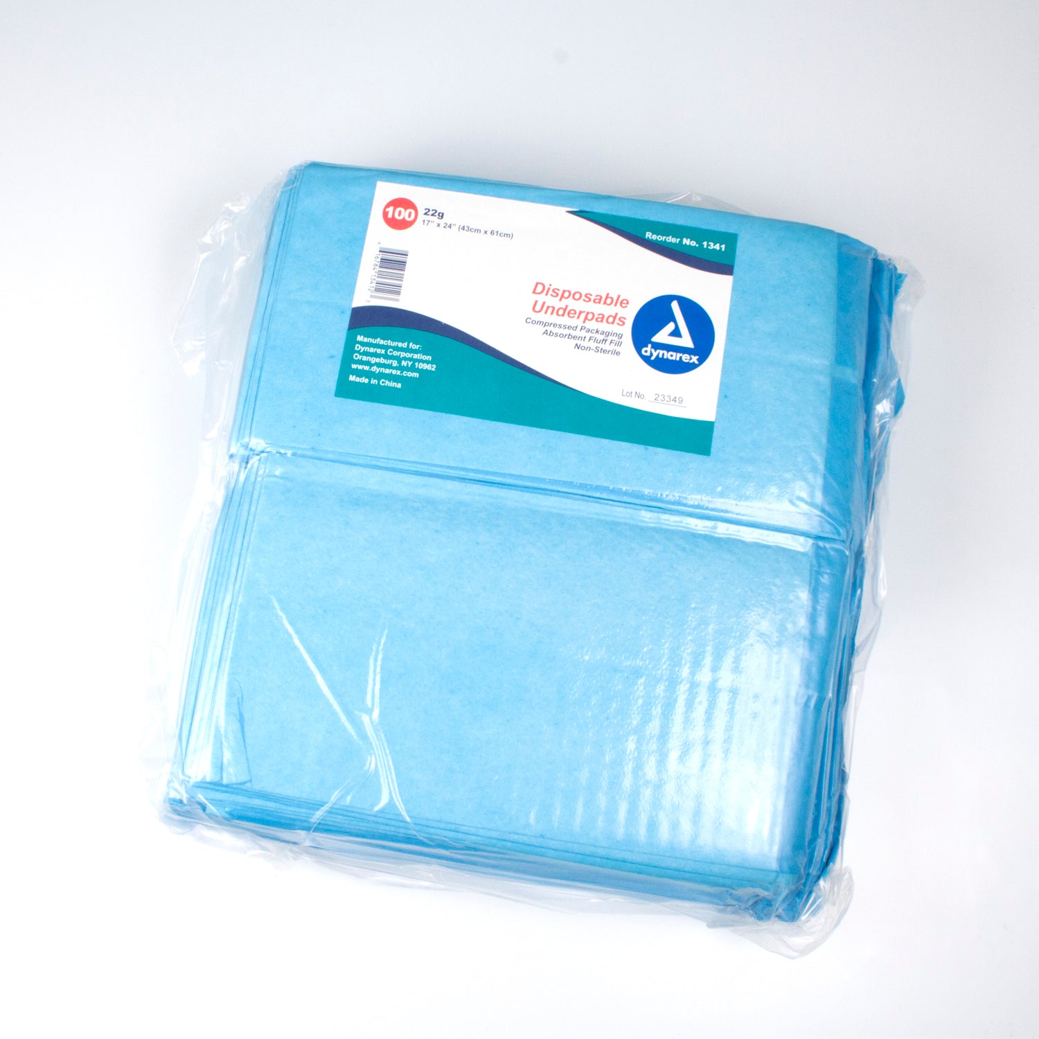 Disposable Underpads - 17 x 24 (22 g) - 3/100/cs