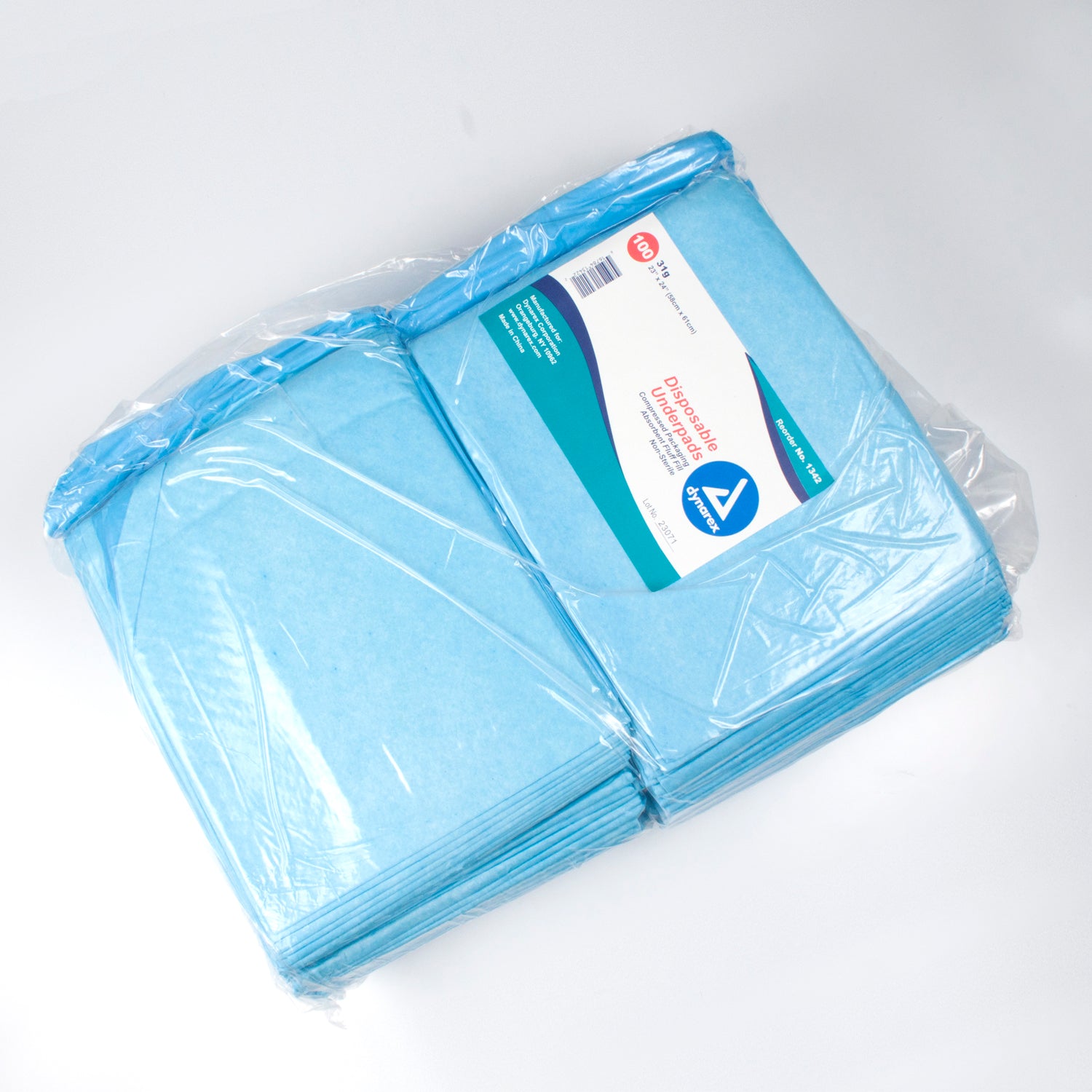 Disposable Underpads - 23 x 24 (31 g) - 2/100/cs