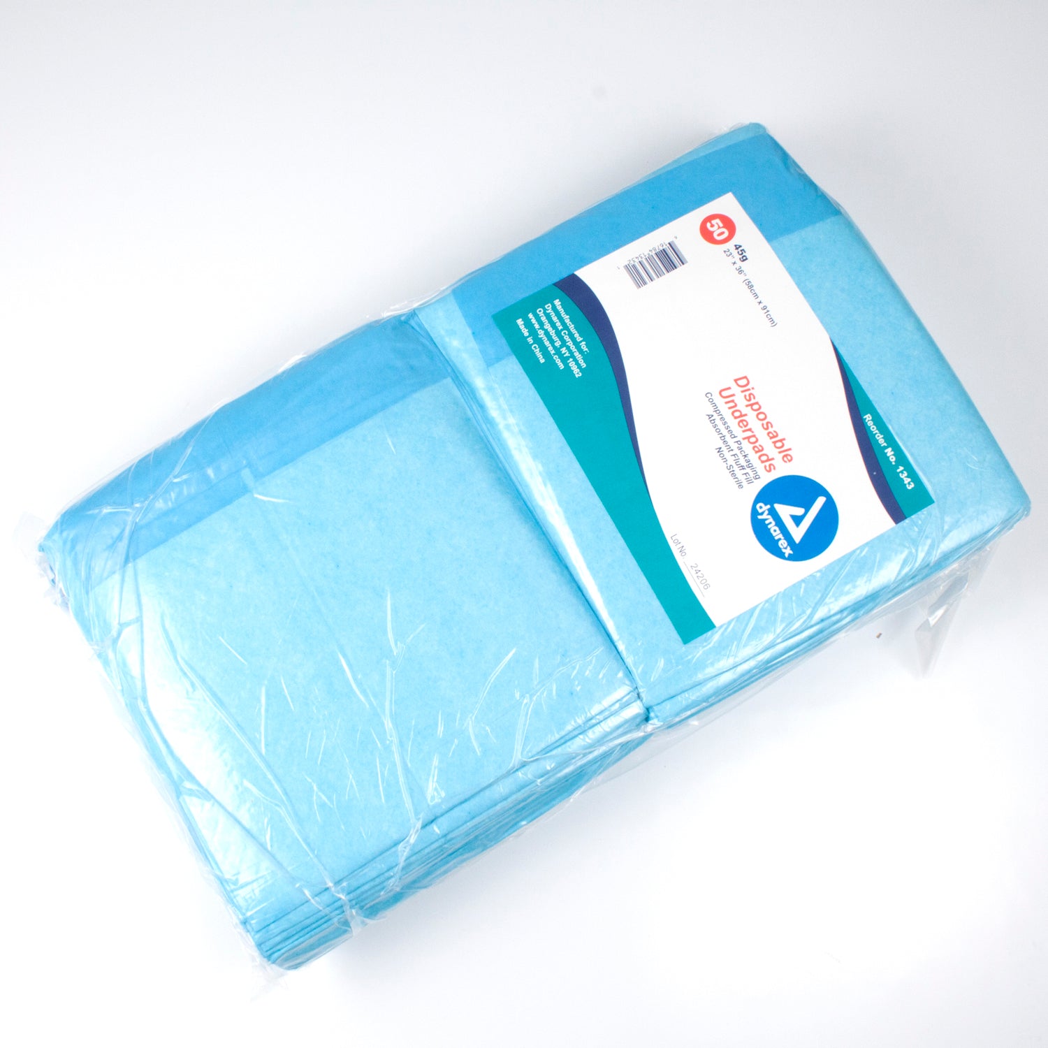 Disposable Underpads - 23 x 36 (45 g) - 3/50/cs