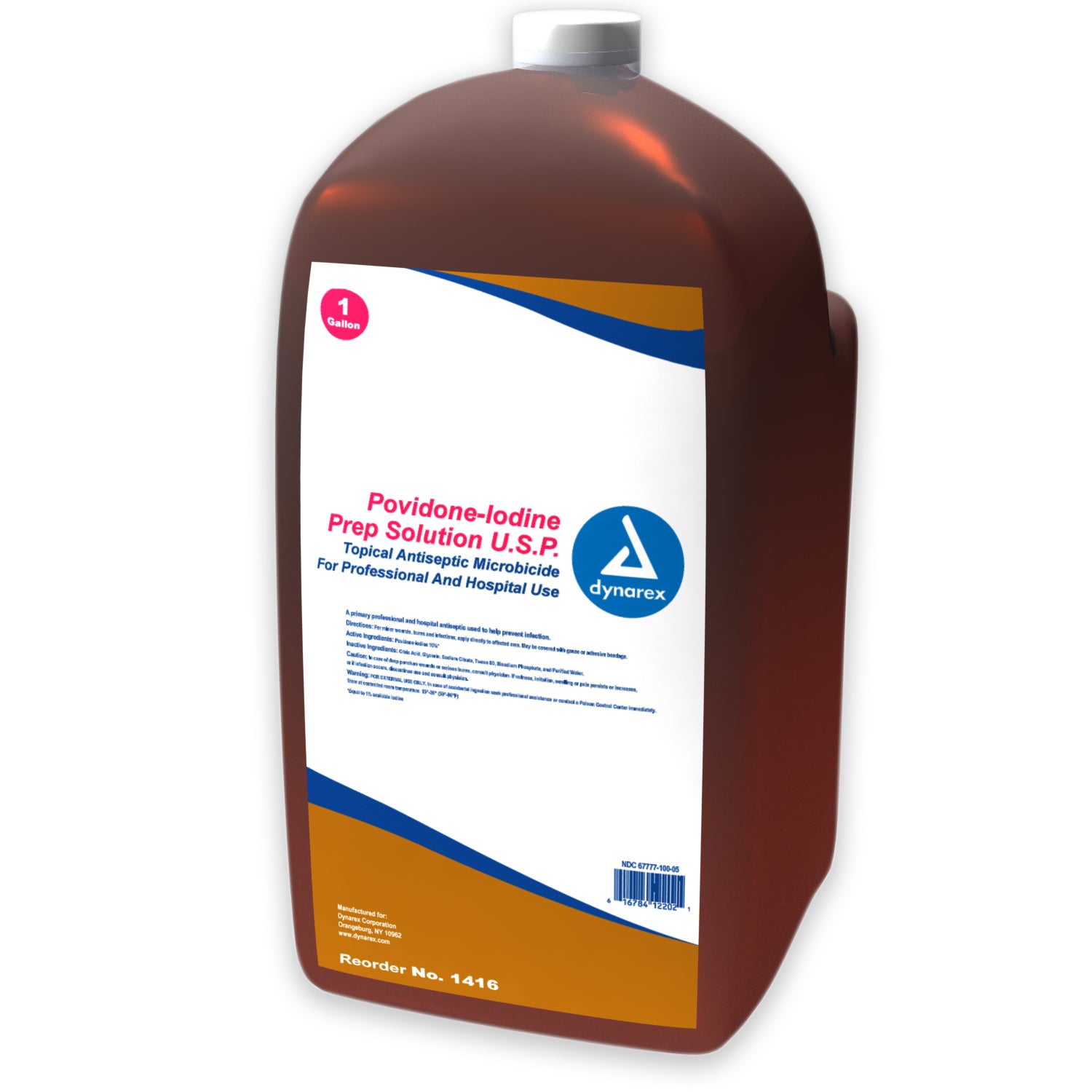 Povidone Iodine Prep Solution - Gal. - 4/cs