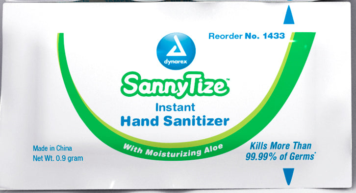 Hand Sanitizer - .9g -sachet - 12/144/cs