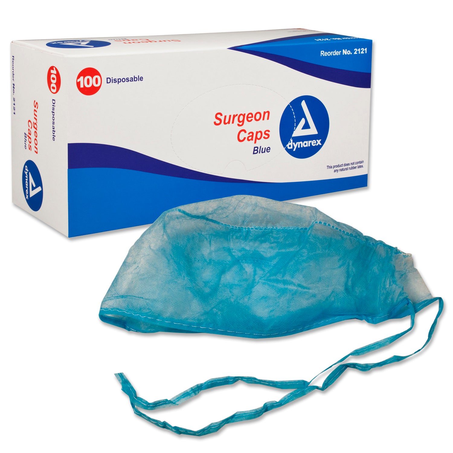 Surgeon Cap O.R. - Blue - 5/100/cs