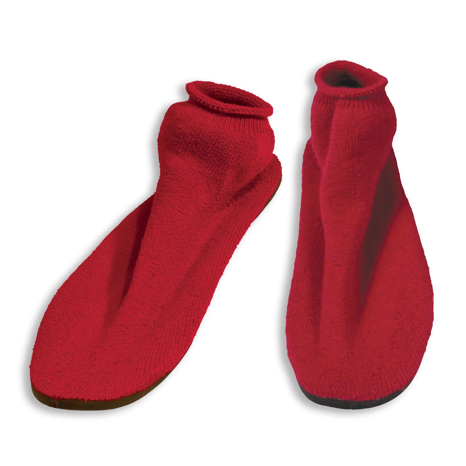 Non Skid Slippers - Small - Red - 12/cs