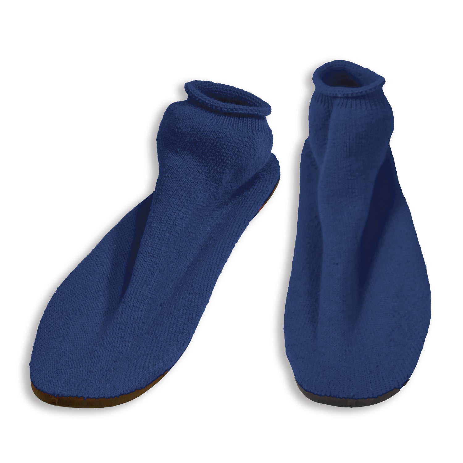 Non Skid Slippers - Large - Navy Blue - 12/cs