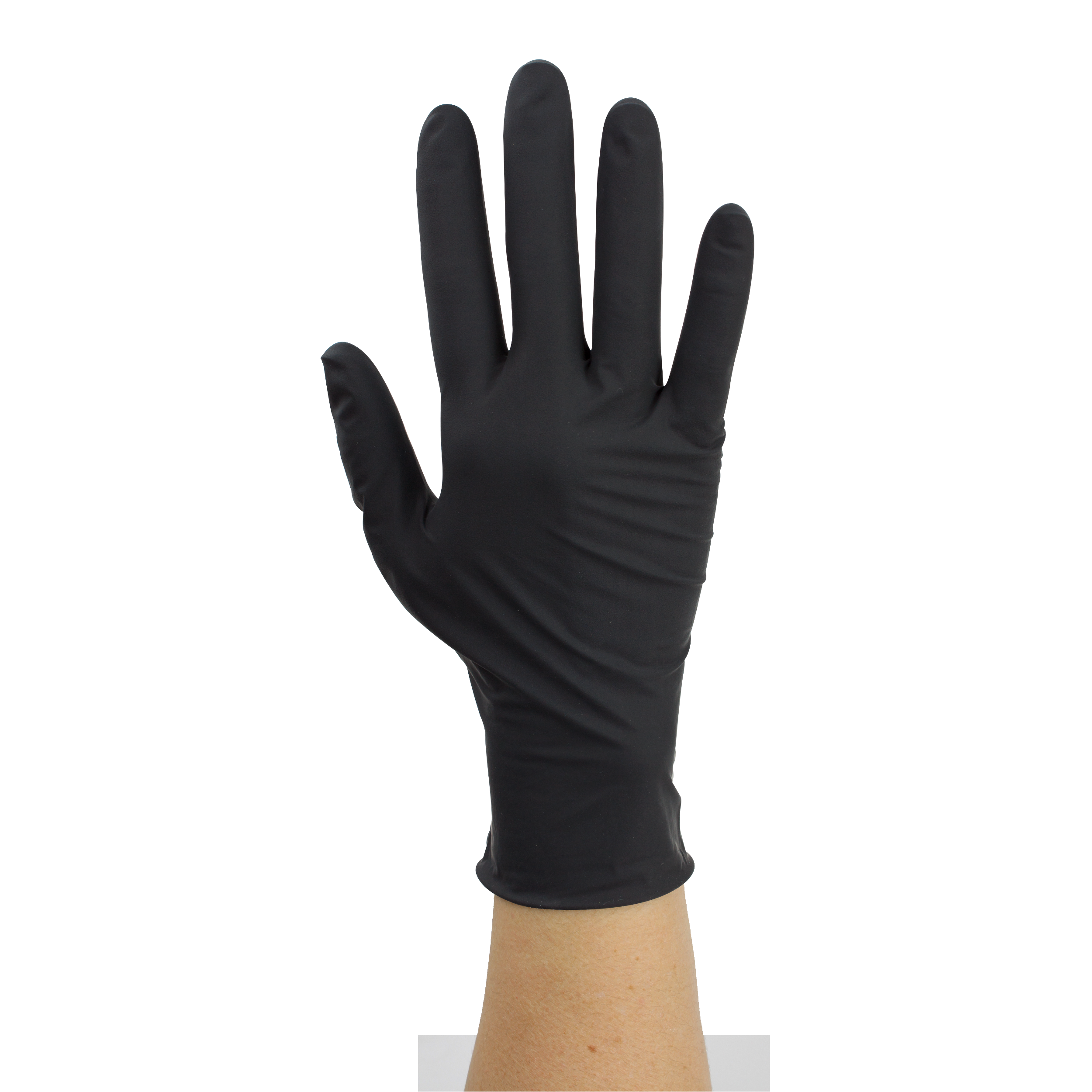 Black Latex Exam Glove - Powder-Free - Small - 10/100/cs