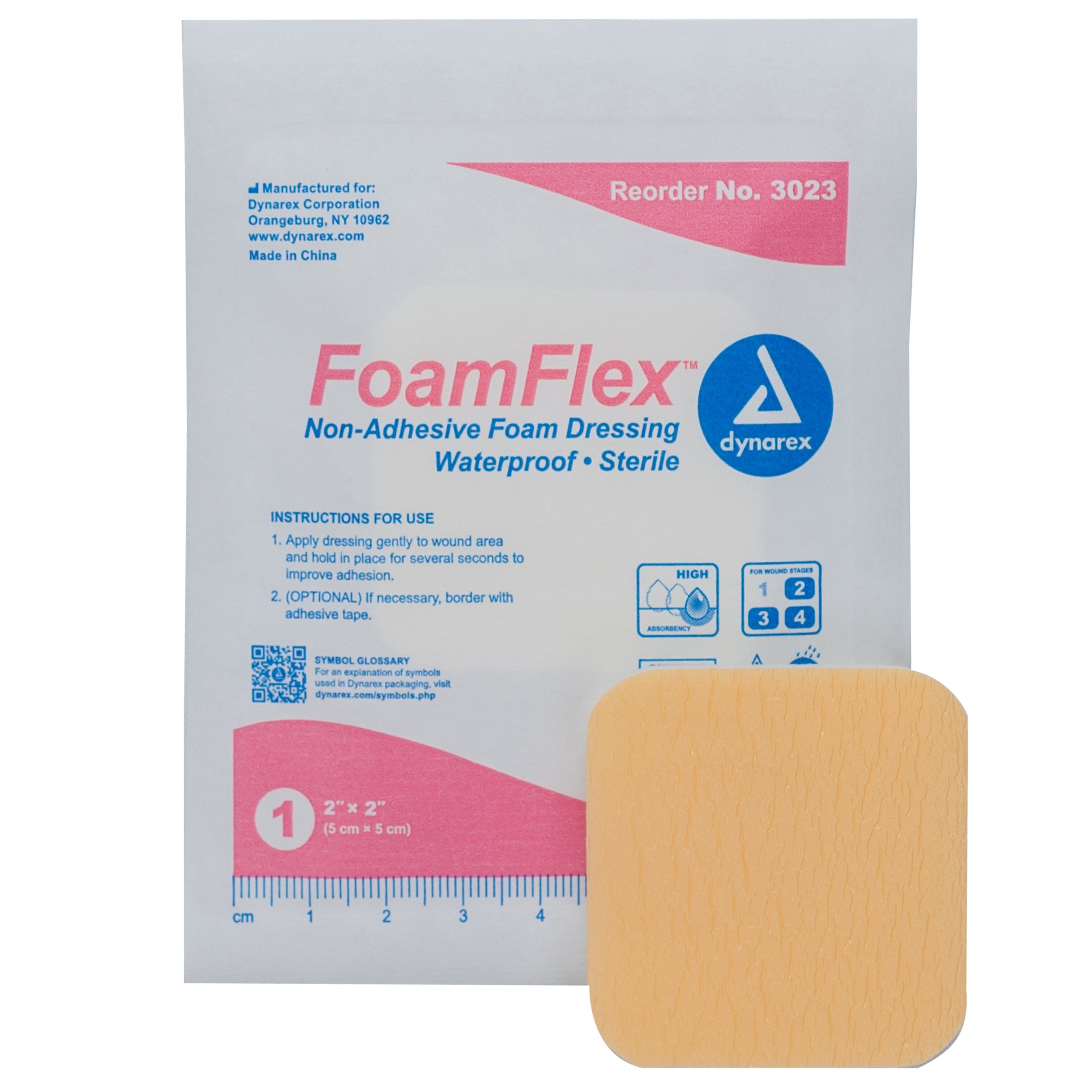 FoamFlex - Non-Adhesive Waterproof Foam - 2" x 2" - 12/10/cs