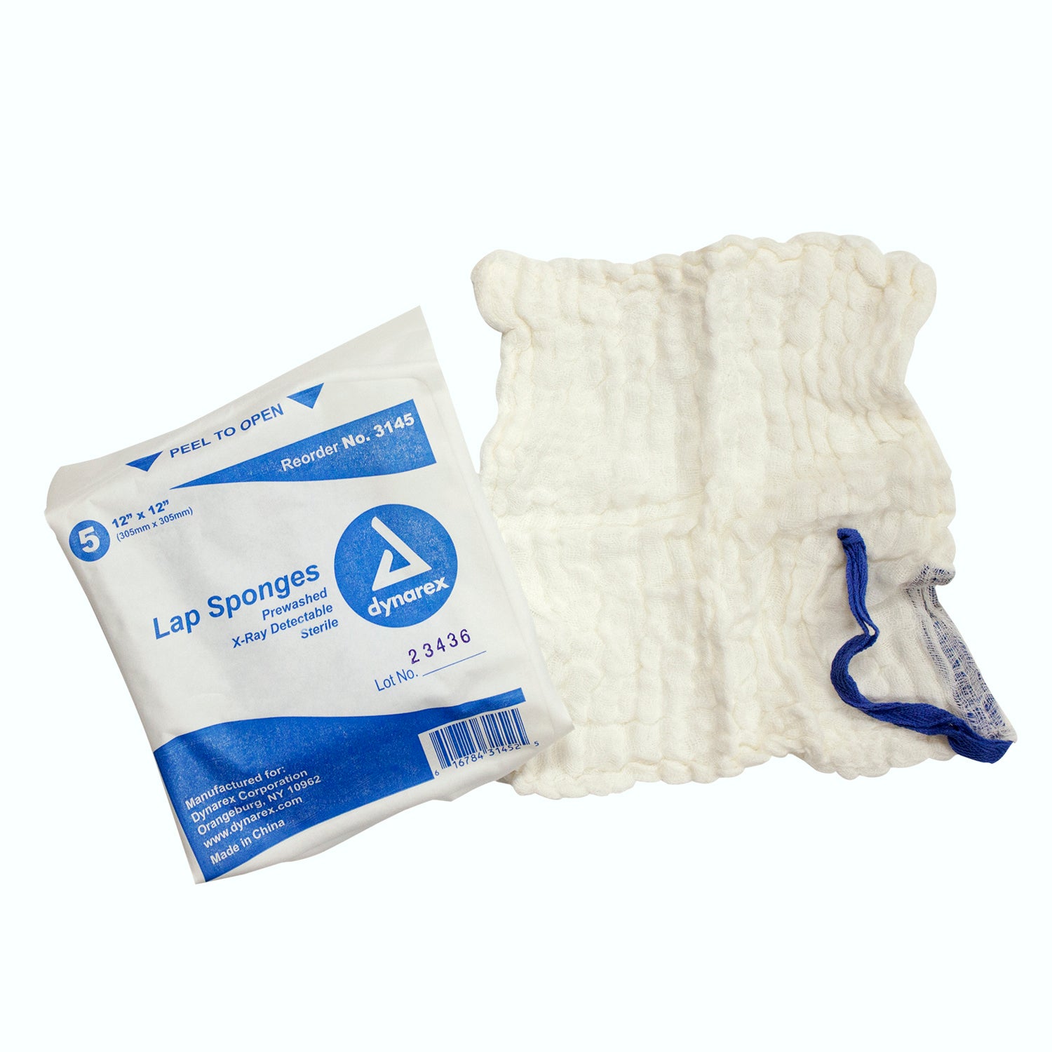 Lap Sponge - Sterile - Pre-washed 12x12 - 40/5/cs