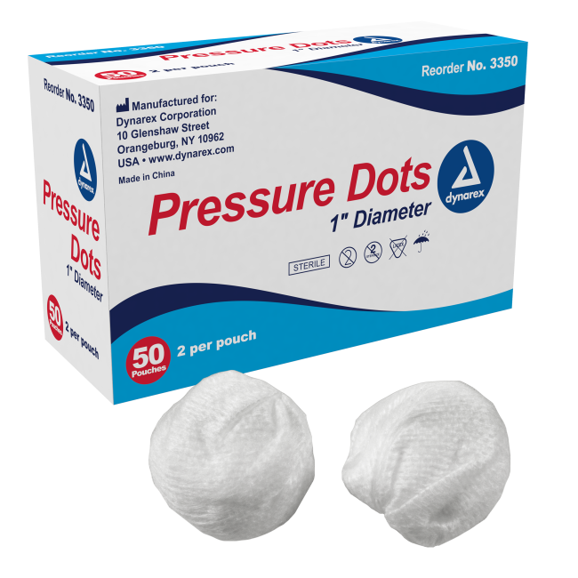 Pressure Dot 2's - 2.5cm - 10/50(1000/cs)