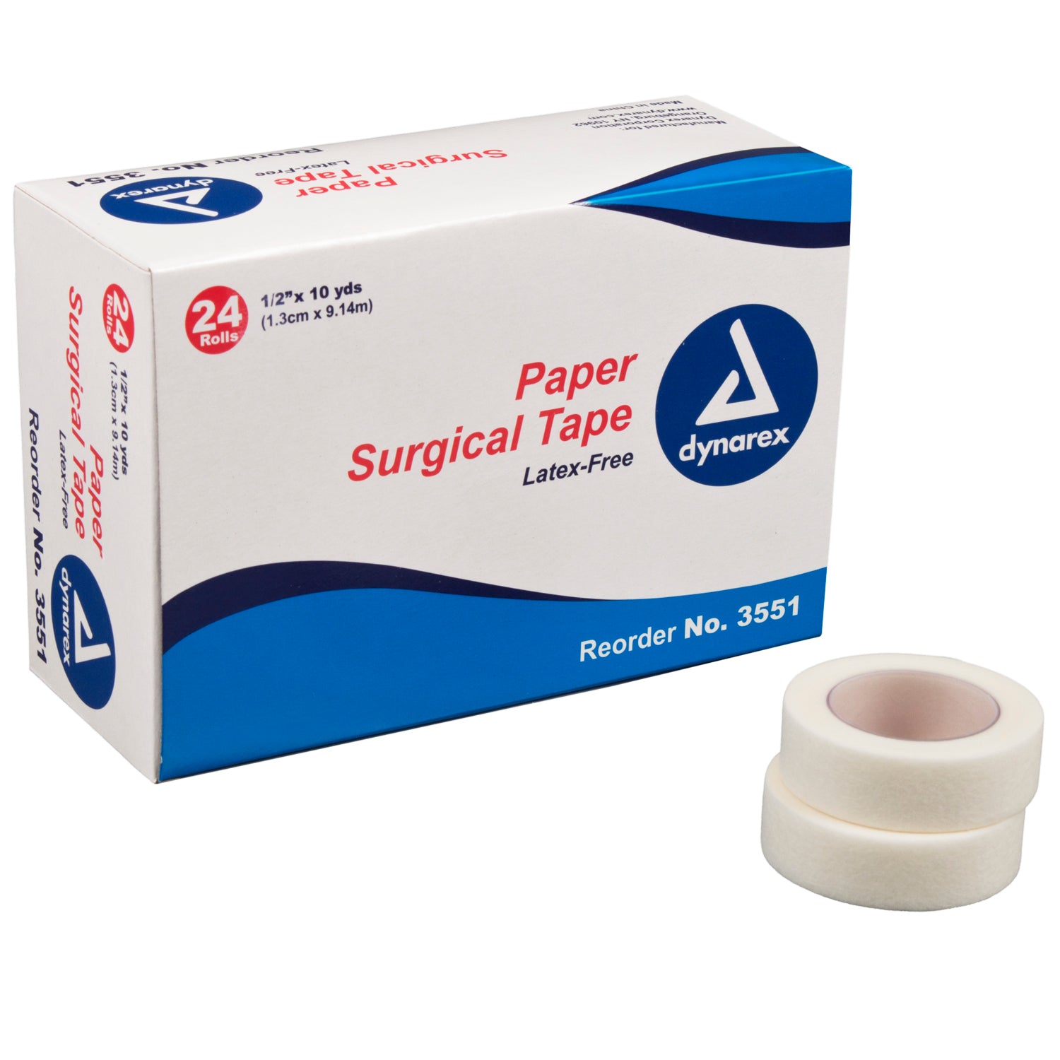 Paper Surgical Tape - 1/2" x 10 yds - 12/24/cs