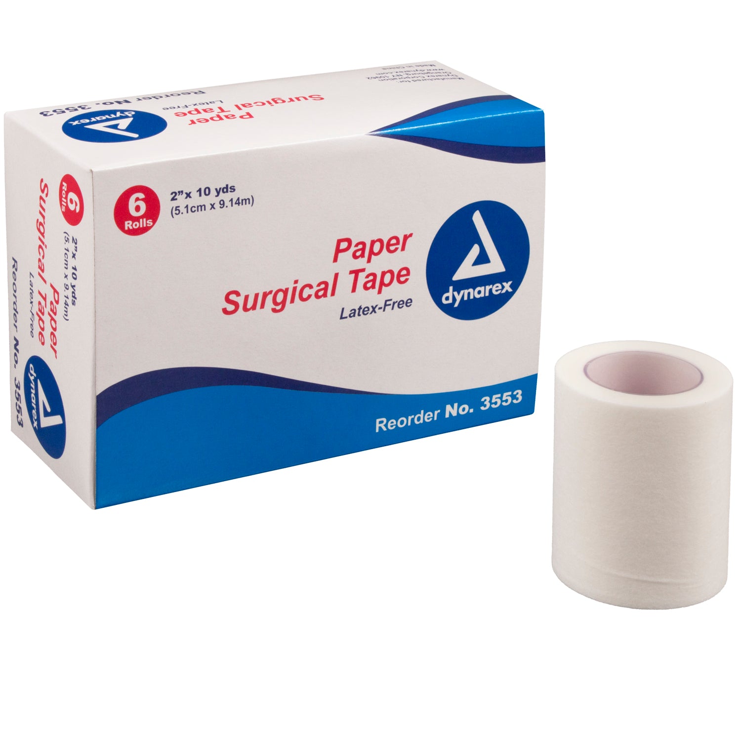 Paper Surgical Tape - 2" x 10 yds - 12/6/cs