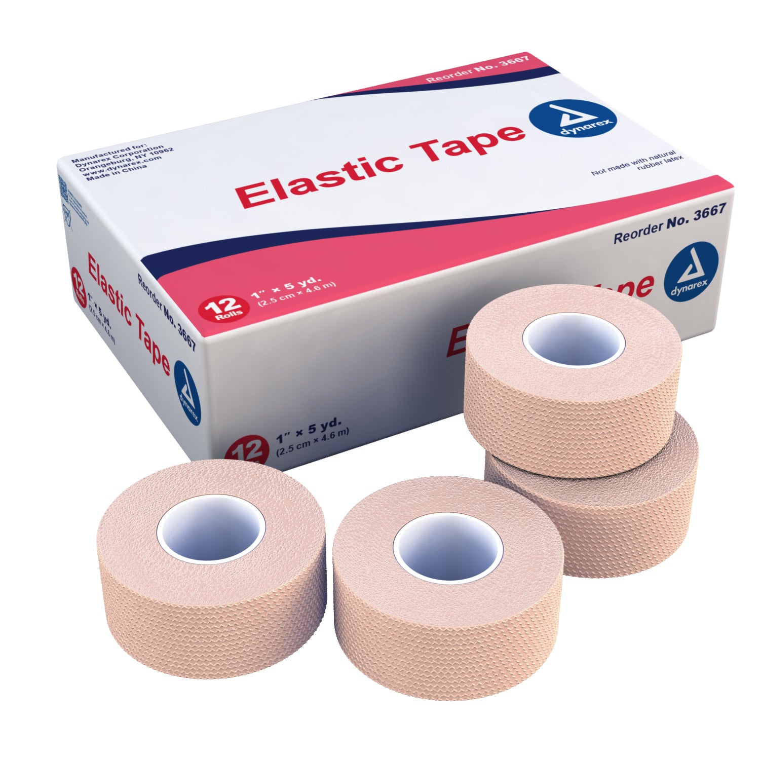 Elastic Tape - 1" x 5 yds - 12/12/cs