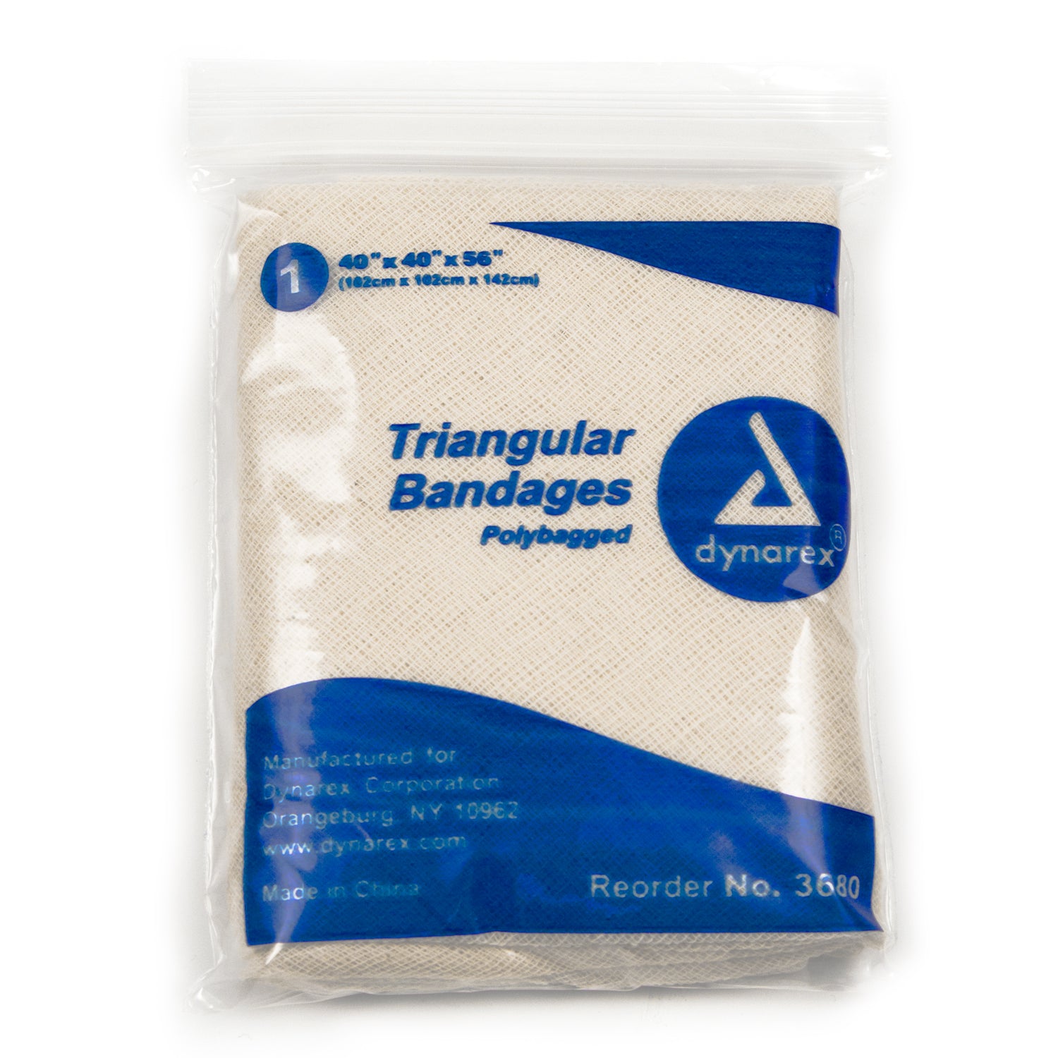 Triangular Bandages - 40" x 40" x 56" - 12/Bx