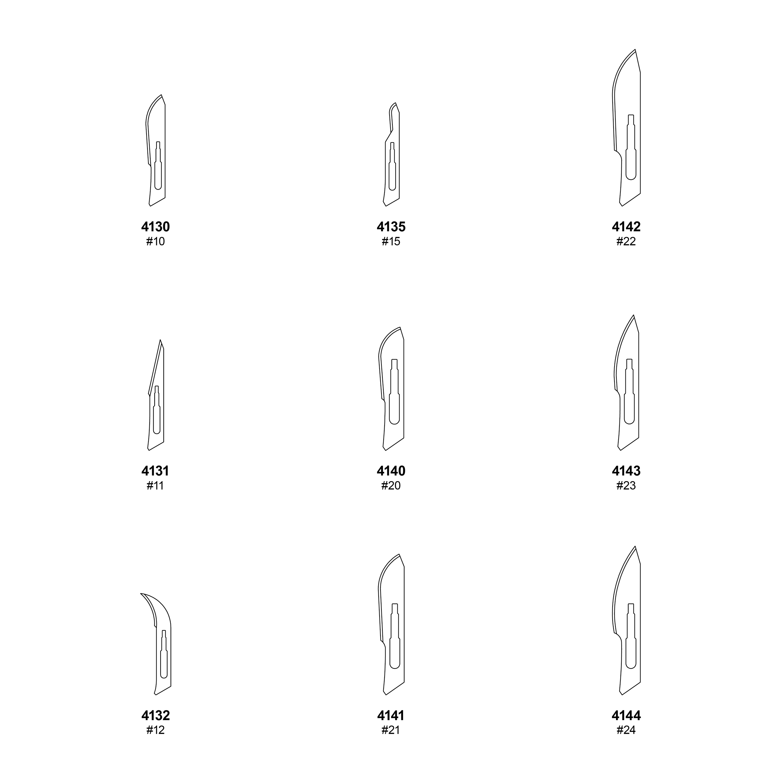 Medical Blades - #11 - 100/Bx