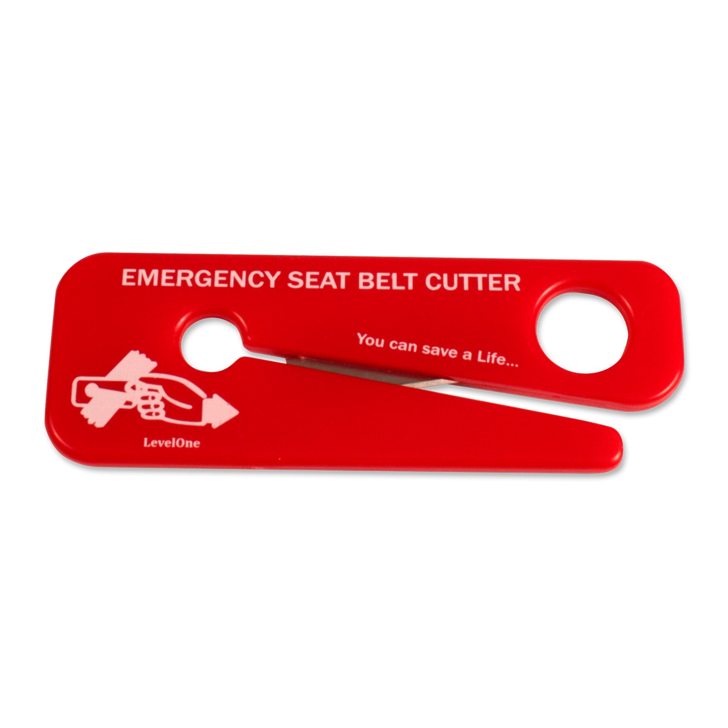 Seatbelt Cutter - Red - Compact - 2/50/cs